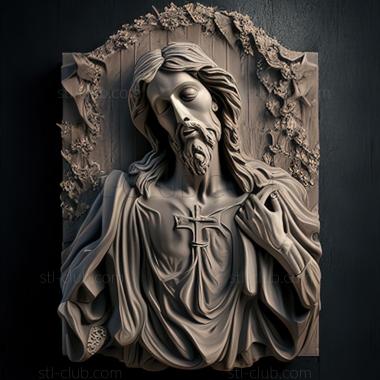 3D model st jesus (STL)